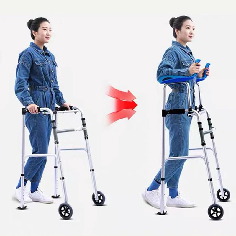 Rollator - Stand Up Walker mit Sitz für Senioren