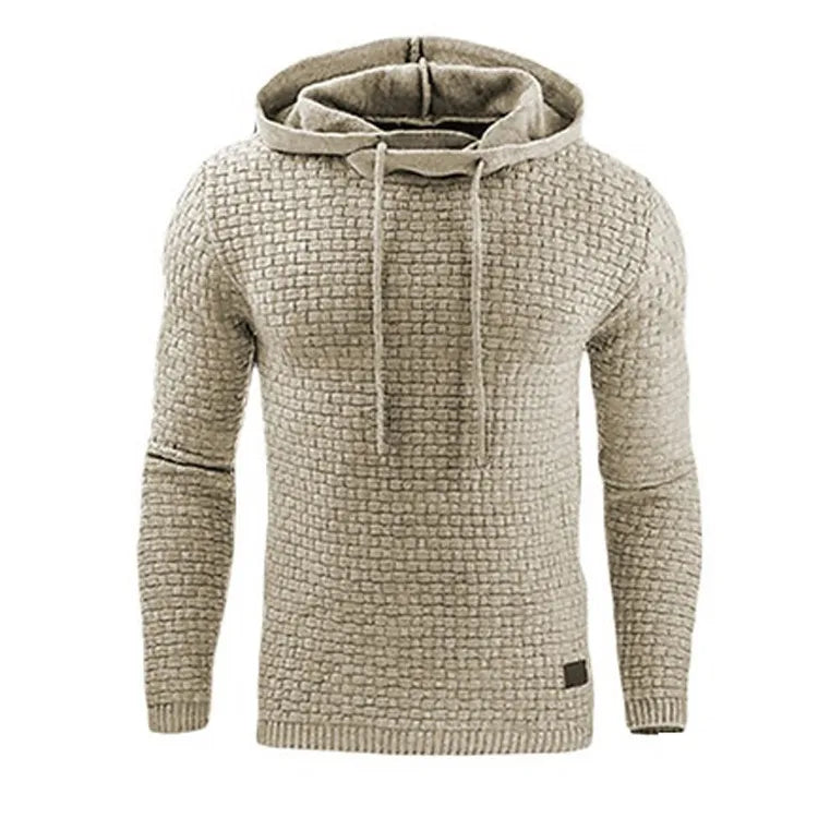 Einfarbiger, lässiger Kapuzenpullover