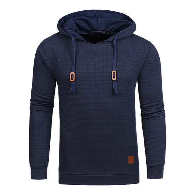 Einfarbiger, lässiger Kapuzenpullover