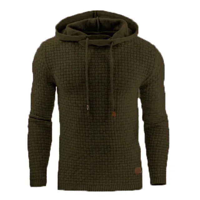 Einfarbiger, lässiger Kapuzenpullover