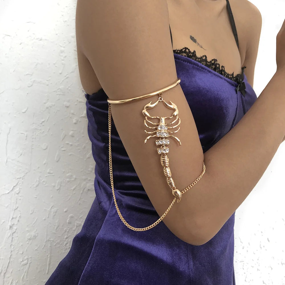 Punk Hip Hop Strass Armband