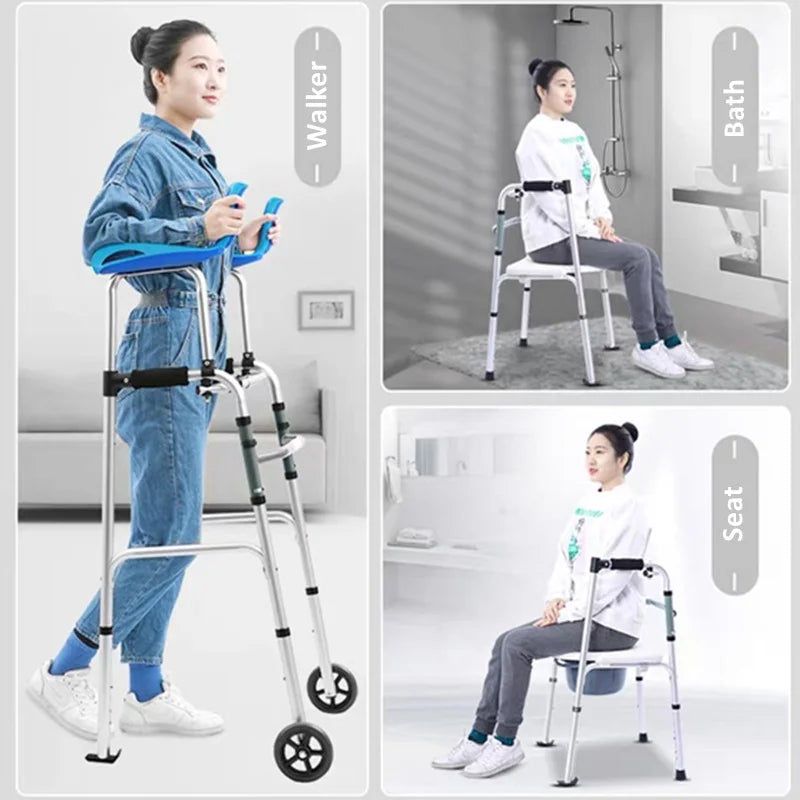Rollator - Stand Up Walker mit Sitz für Senioren