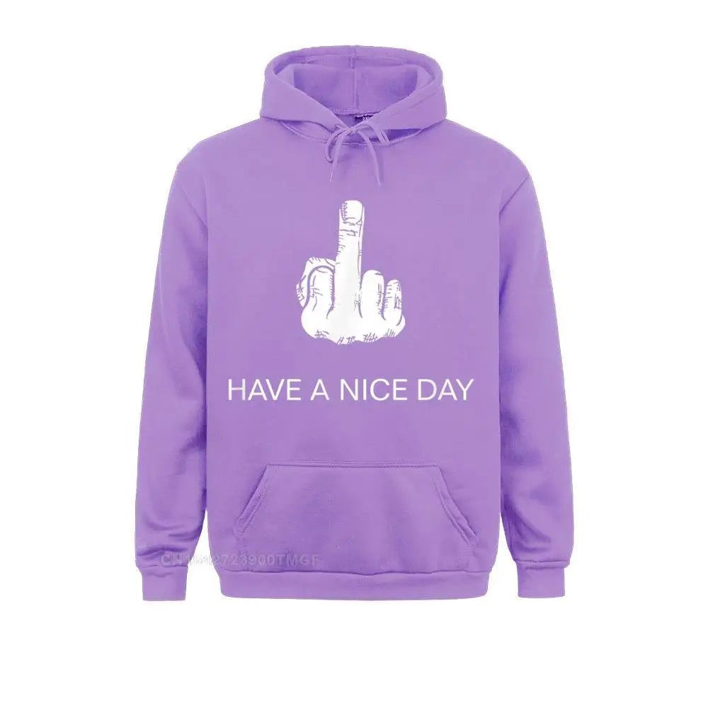 „Have A Nice Day“-Mittelfinger Lustige Hoodie
