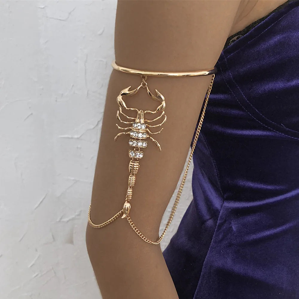 Punk Hip Hop Strass Armband