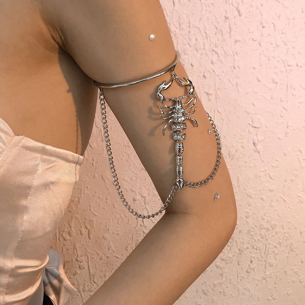 Punk Hip Hop Strass Armband
