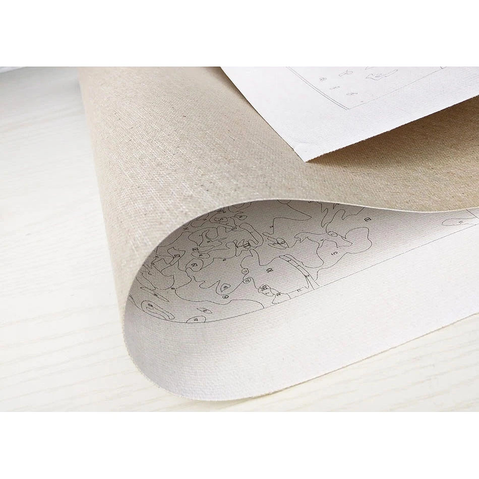 DIY Malen nach Zahlen Vögel