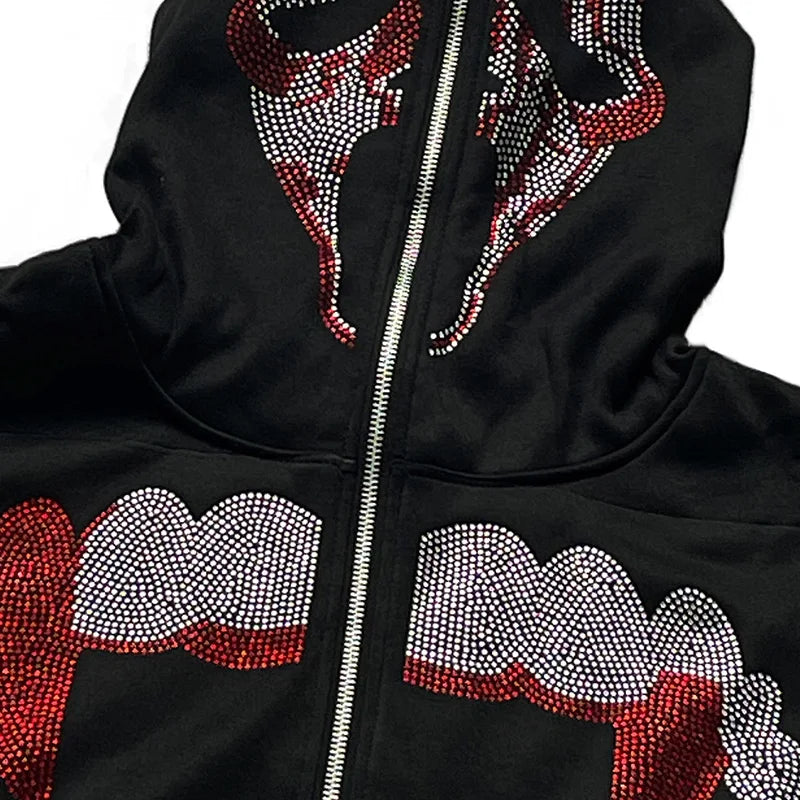 Y2k Gothic Grunge Hoodie