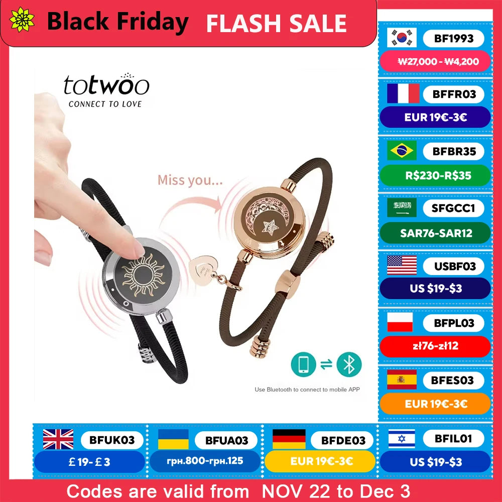 Armbänder für Paare, Geschenke für Fernbeziehungen