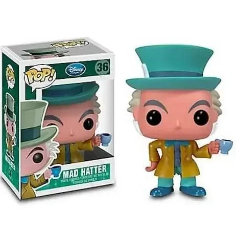 Funko POP MAD Hatter 36# 181# ALICE at the Mad Tea Party 54# Cheshire Cat 35# Chessur 183#