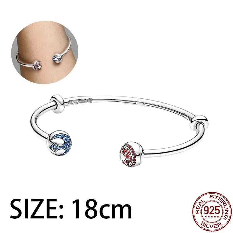 Anhänger aus 925er-Silber „Plata de Ley“ von Disney mit dem „Mandalorianer-Helm“ aus Star Wars