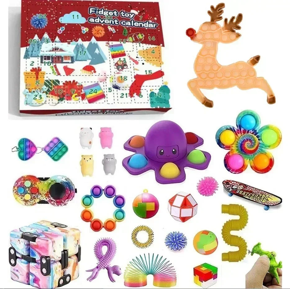 Advents Kalender mit Geschenken für Kinder