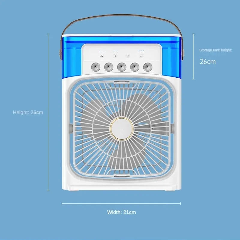 Tragbarer Luftbefeuchter-Ventilator