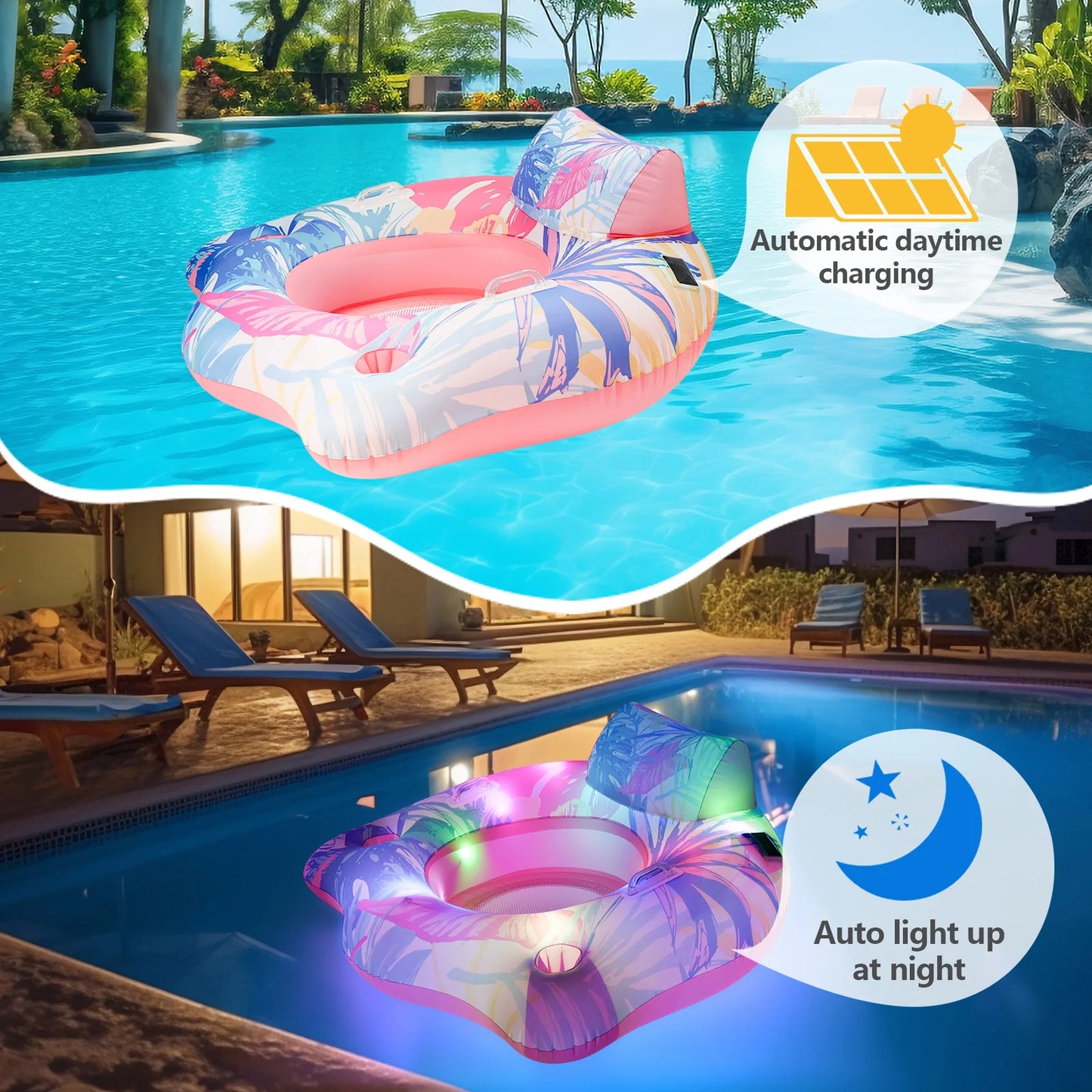 Aufblasbarer Schwimmring für Erwachsene