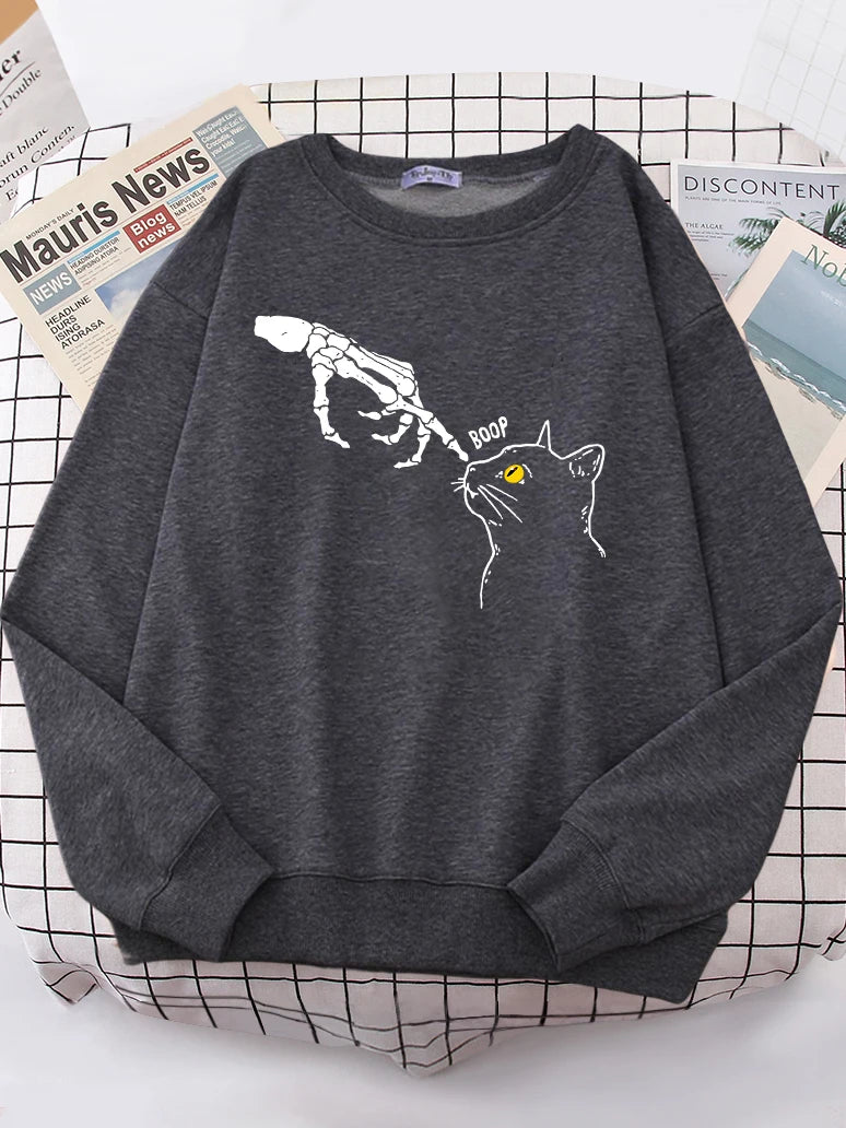 Rundhals-Pullover