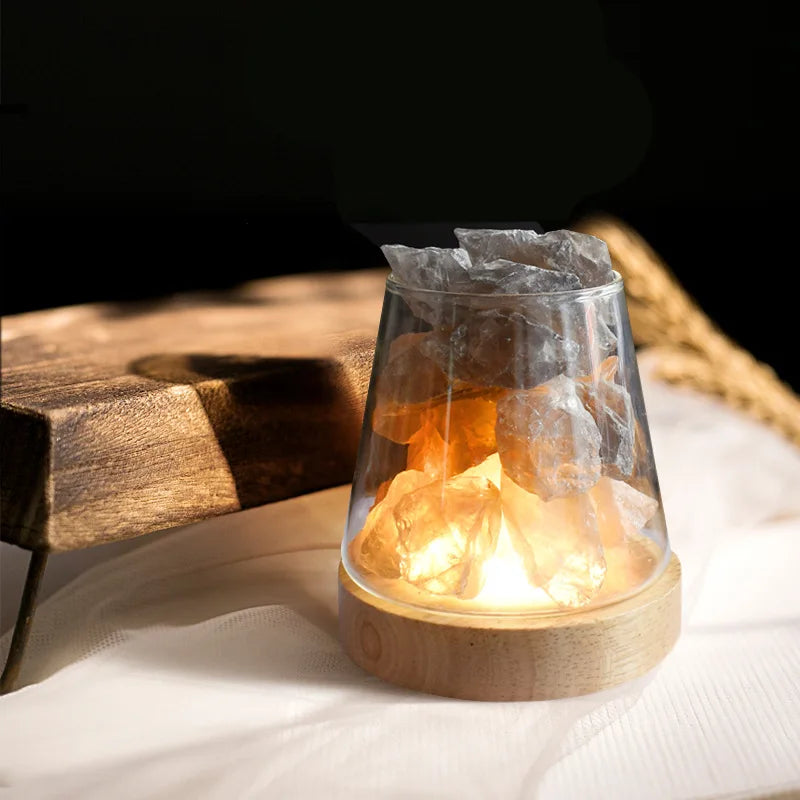 Himalaya-Salz-Tischlampe