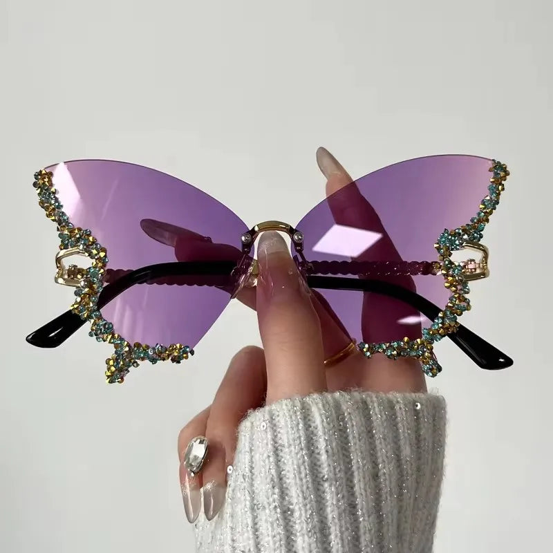 Sonnenbrille mit Leopardenmuster