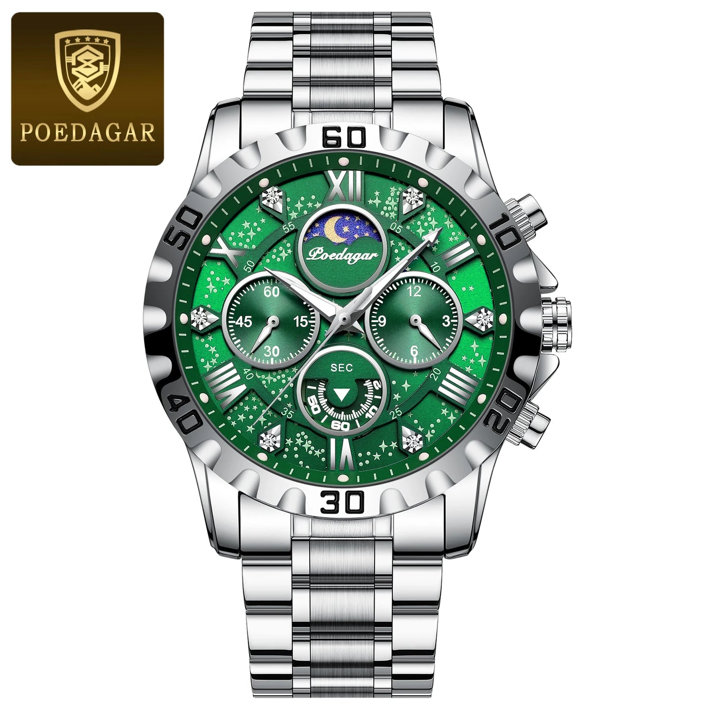 Hochwertige Militär Herrenuhr Chronograph Wasserdicht