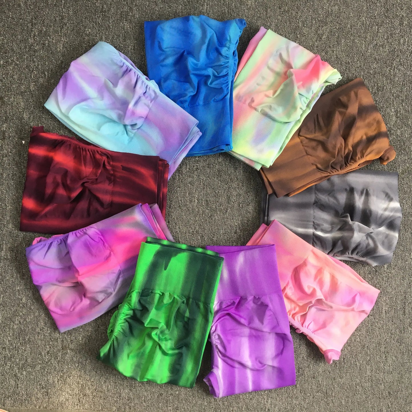 Nahtlose Push-Up-Sport-Leggings