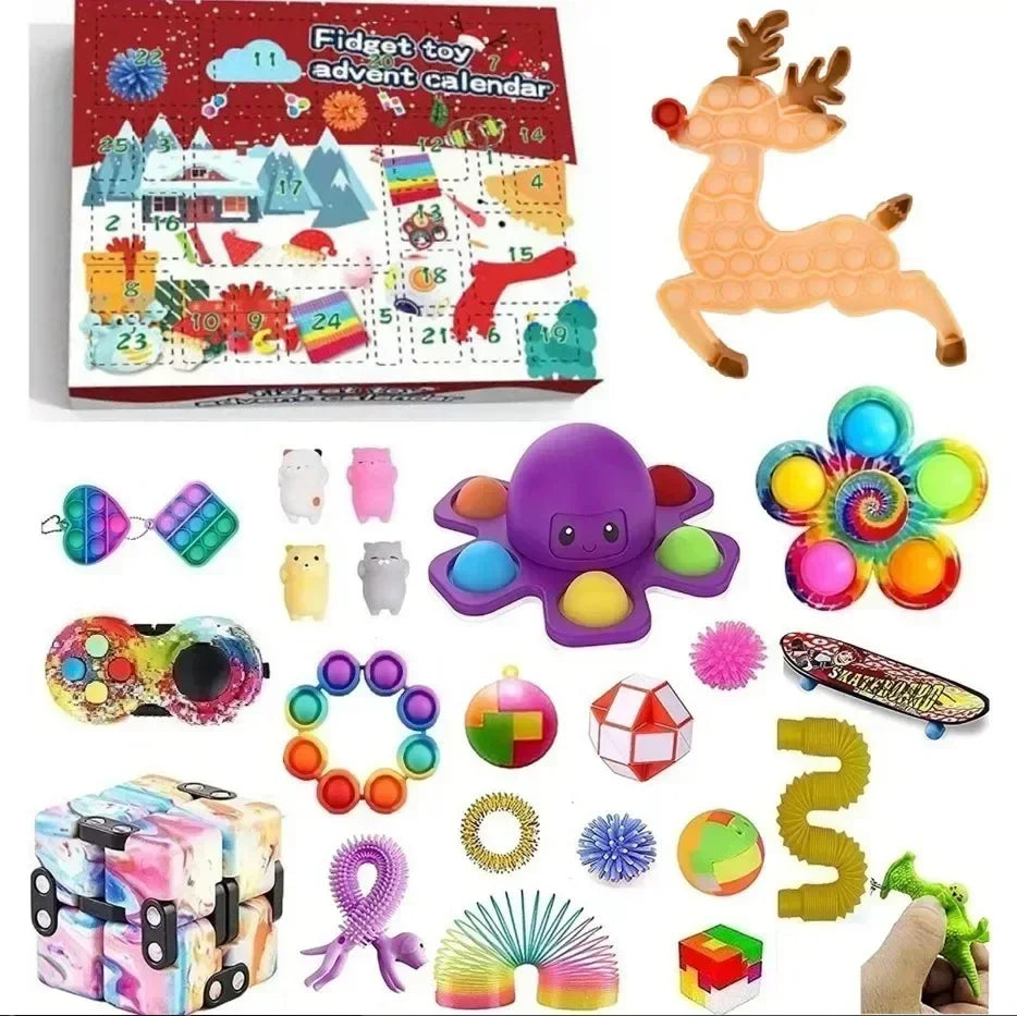 Advents Kalender mit Geschenken für Kinder