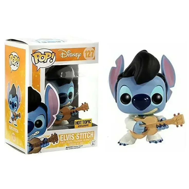 FUNKO POP Disney Stitch with Record Player 1048# Summer Stitch 636 Scrump 126# Elvis Stitch 127# Stitch 1045#