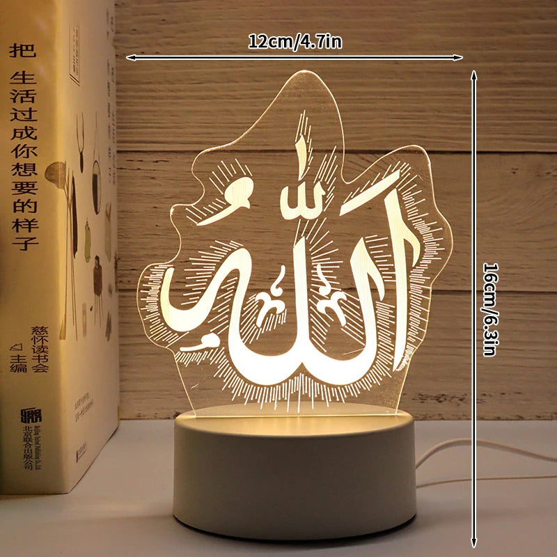 3D-LED-Lampe Ramadan Dekoration