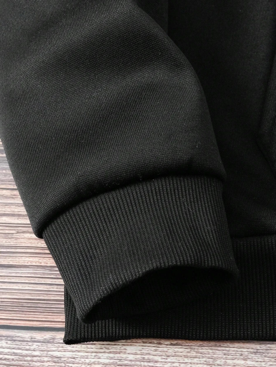 Totenkopf und Blumen bedruckte Hoodie