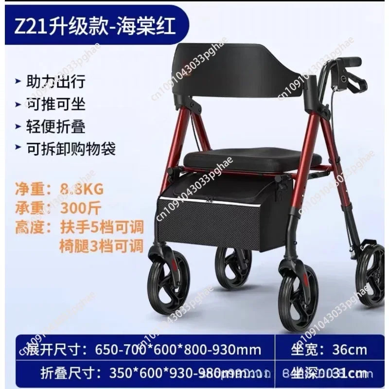 Rollator für Senioren mit Sitz