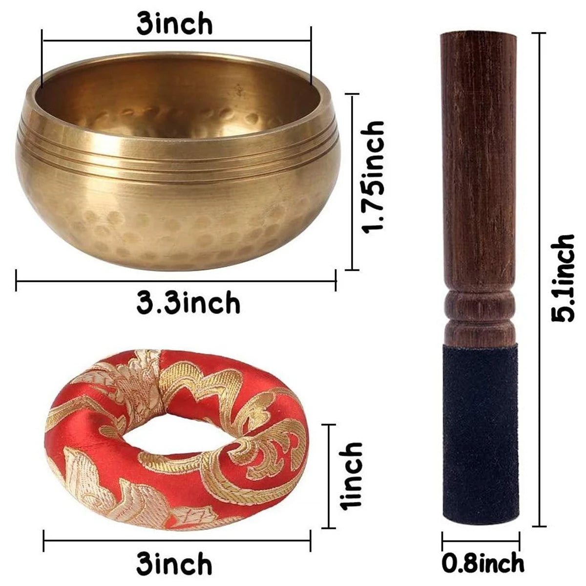 Tibetisches Klangschalen-Set