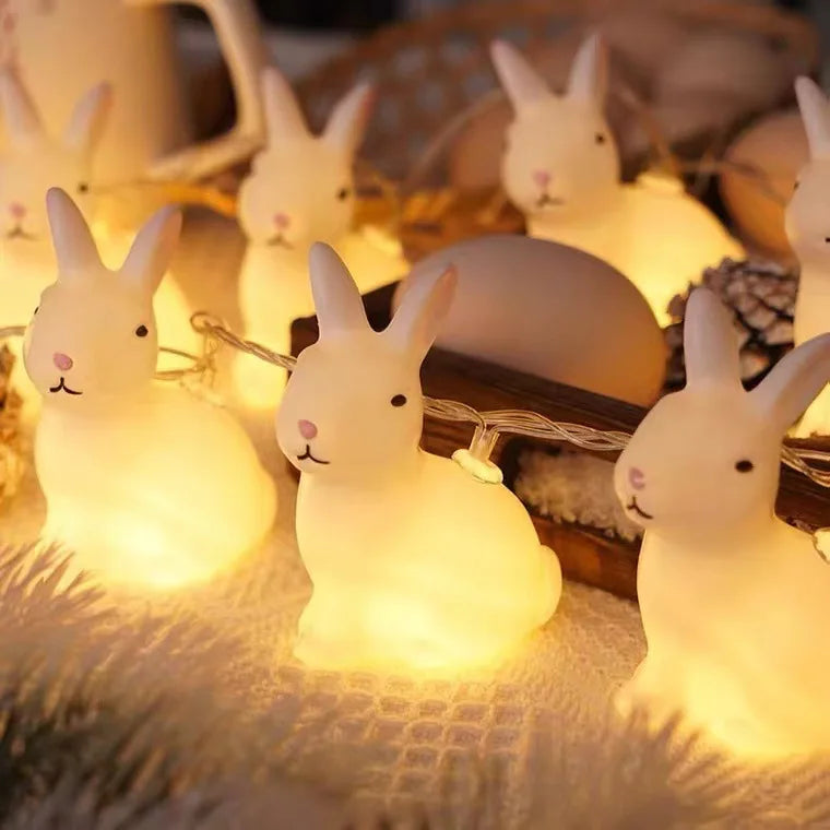 Osterhasen-Lichterkette