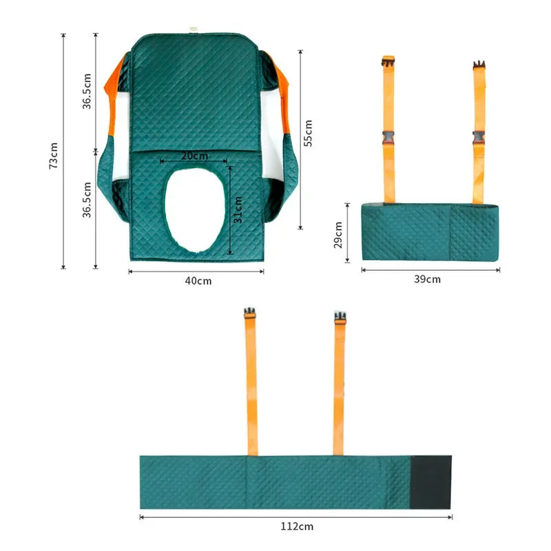 Rollstuhl-Toiletten-Transferhilfegurt