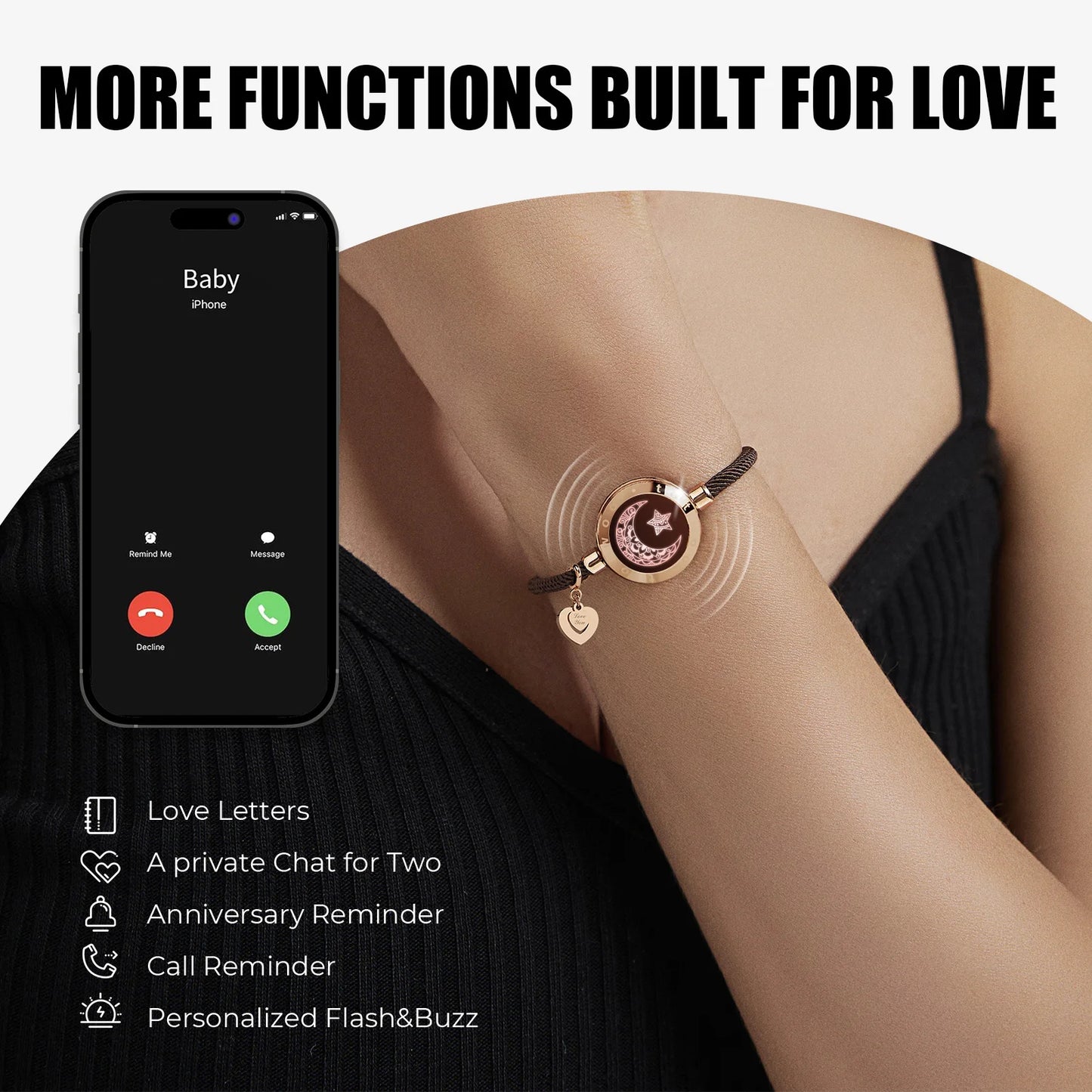 Armbänder für Paare, Geschenke für Fernbeziehungen
