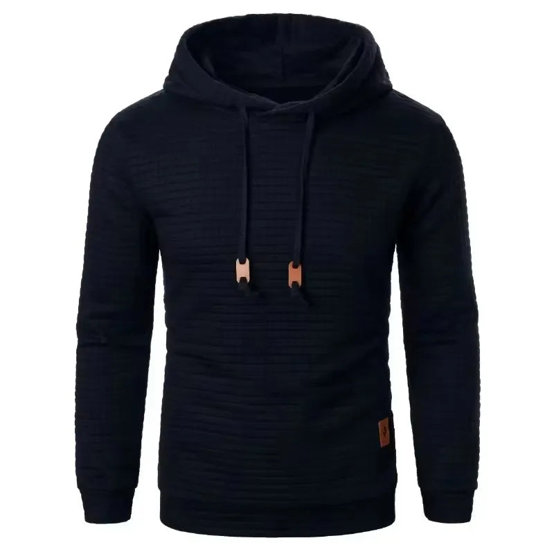 Einfarbiger, lässiger Kapuzenpullover