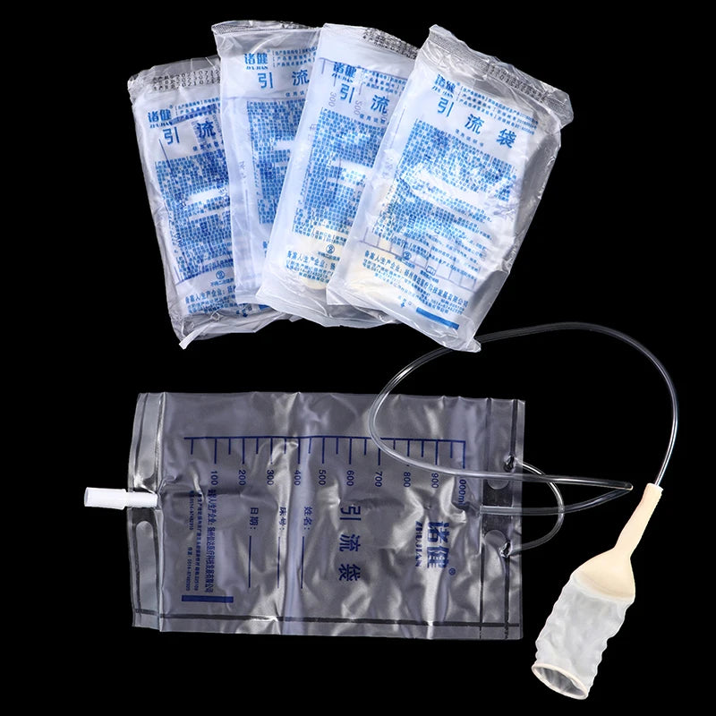 5 Medizinischer Latex-Hülsen-Urinbeutel