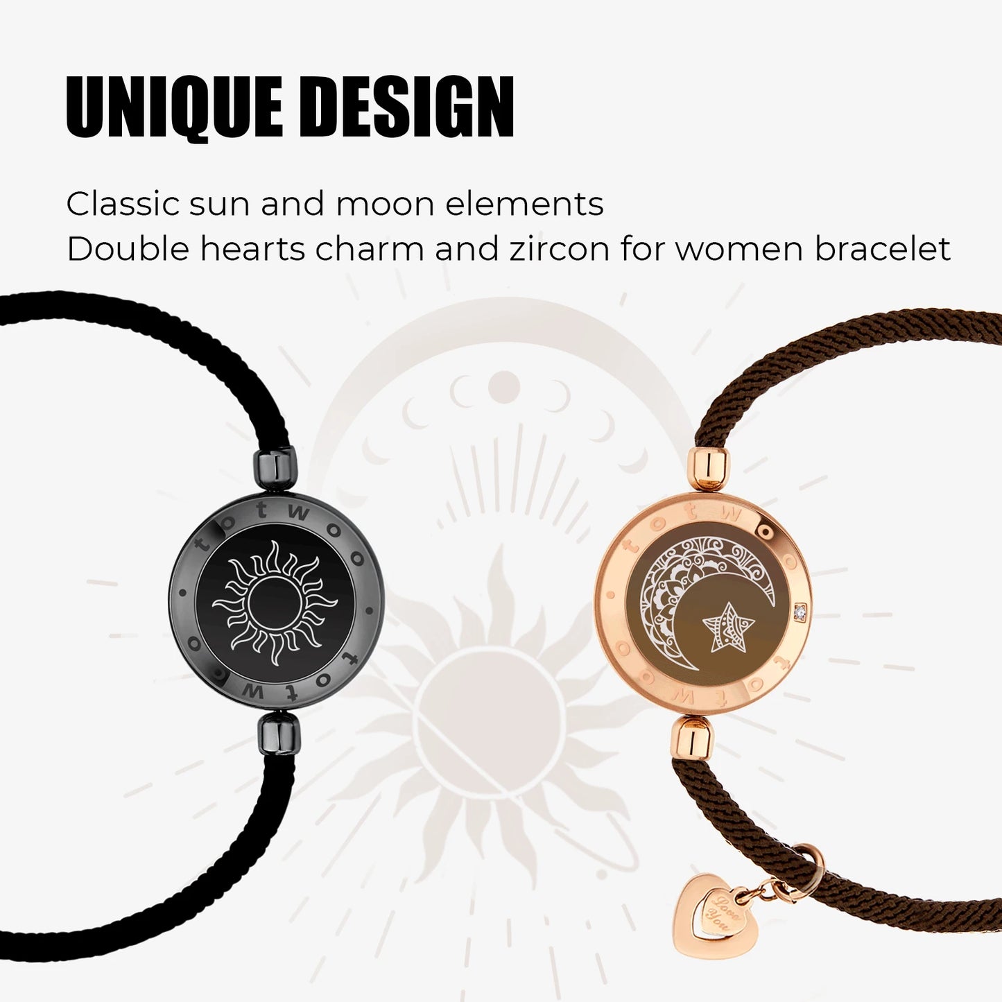 Armbänder für Paare, Geschenke für Fernbeziehungen