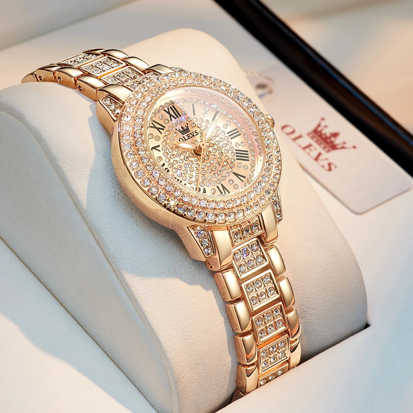 Original Diamantuhr für Damen
