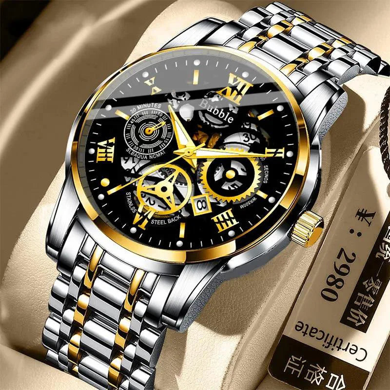 High-End-Leicht-Luxus-Quarz-Armbanduhr