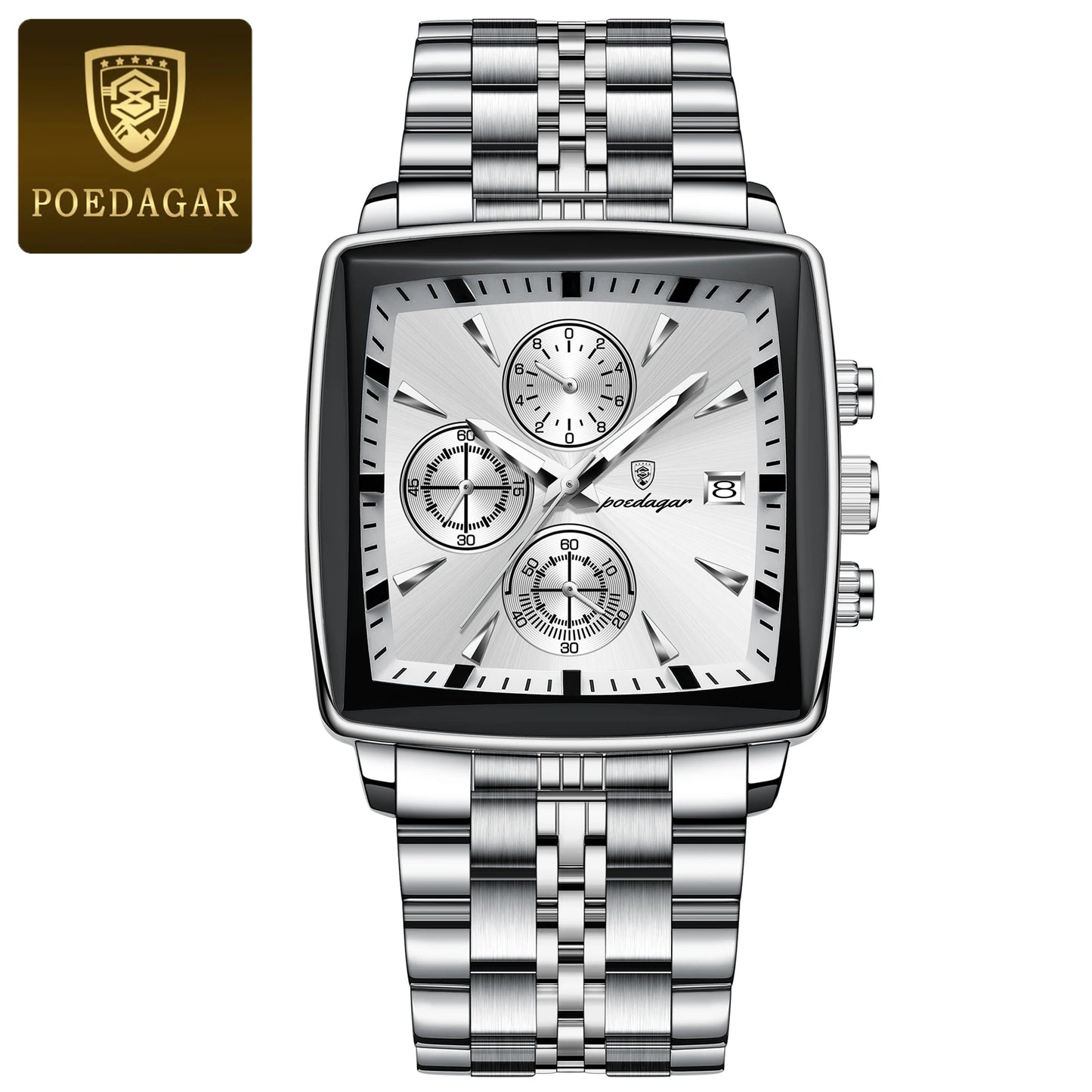 Herrenuhr Leuchtend Wasserdicht Chronograph