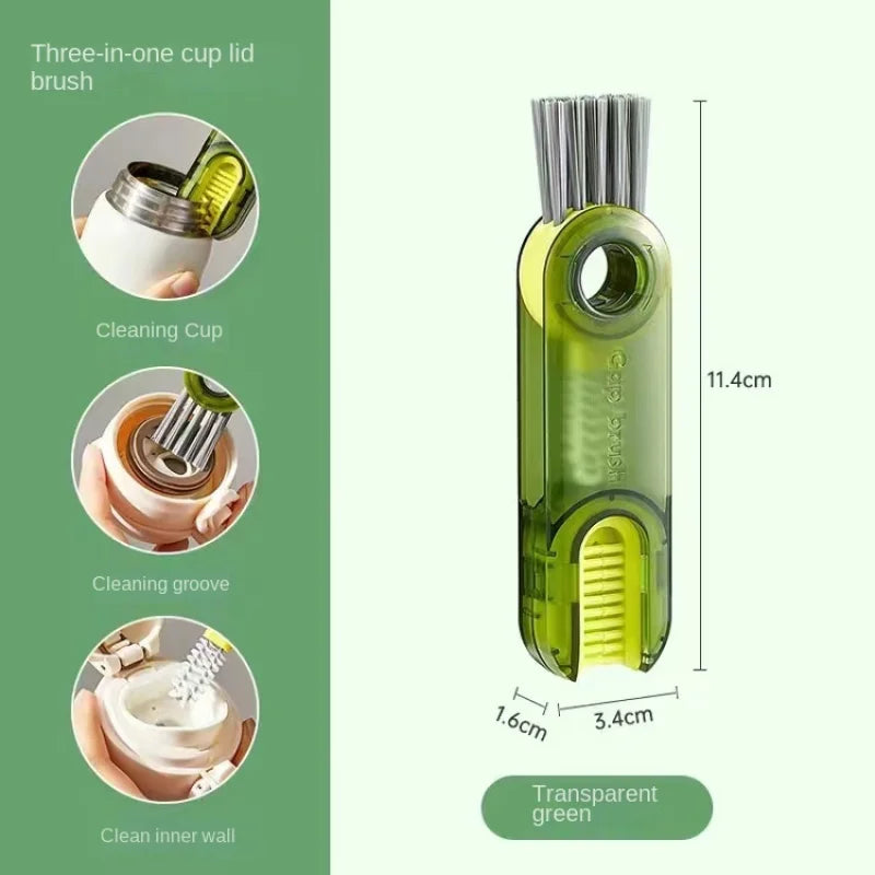 3-in-1-Flaschenspalt-Reinigungsbürste