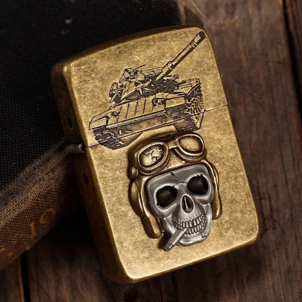 Zippo Sturmfeuerzeug Schädel