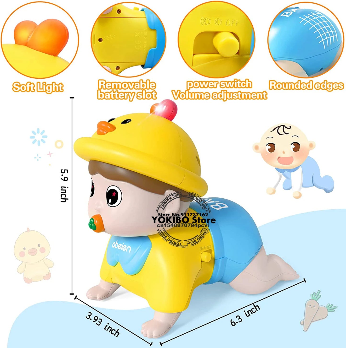 Krabbelspielzeug für Babys