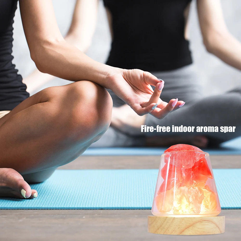 Himalaya-Salz-Tischlampe