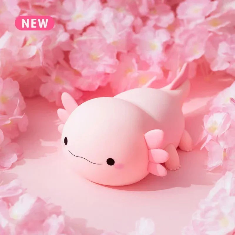 Süßes Axolotl-Nachtlicht