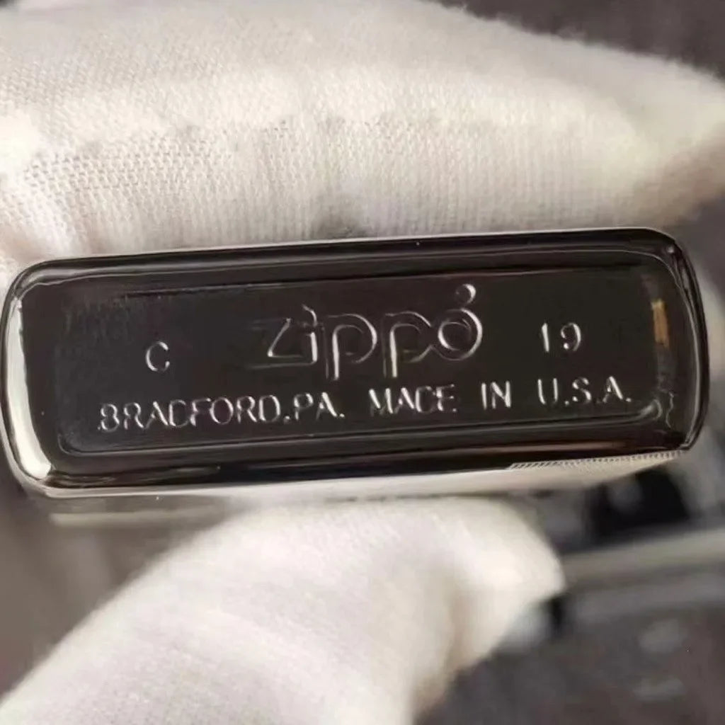 Zippo Black Ice Since 1932 Classical Design Windproof Collection accessory in box