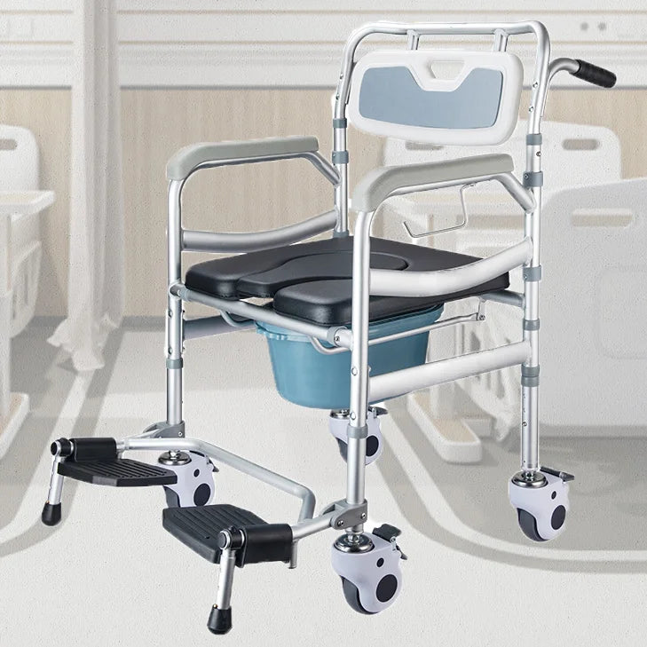 Rollbarer Dusch- und Toiletten-Transportstuhl