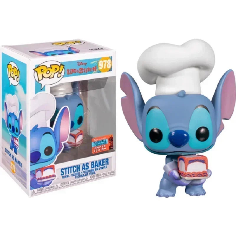 FUNKO POP Disney Stitch with Record Player 1048# Summer Stitch 636 Scrump 126# Elvis Stitch 127# Stitch 1045#