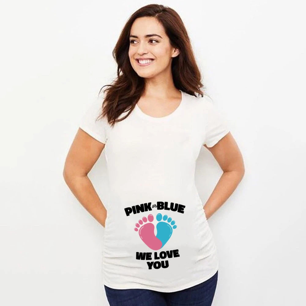 Mutterschaft Kurzarm T-Shirts