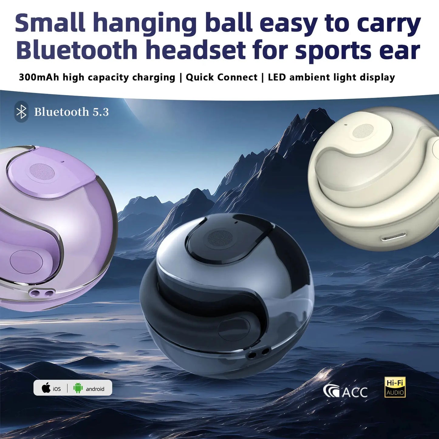 Headset mit kabelloser Bluetooth-Übersetzung