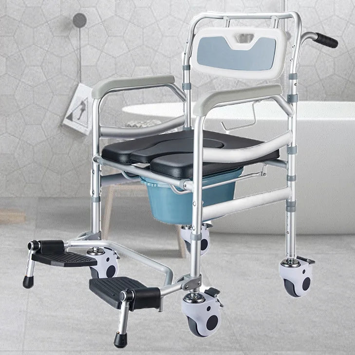 Rollbarer Dusch- und Toiletten-Transportstuhl