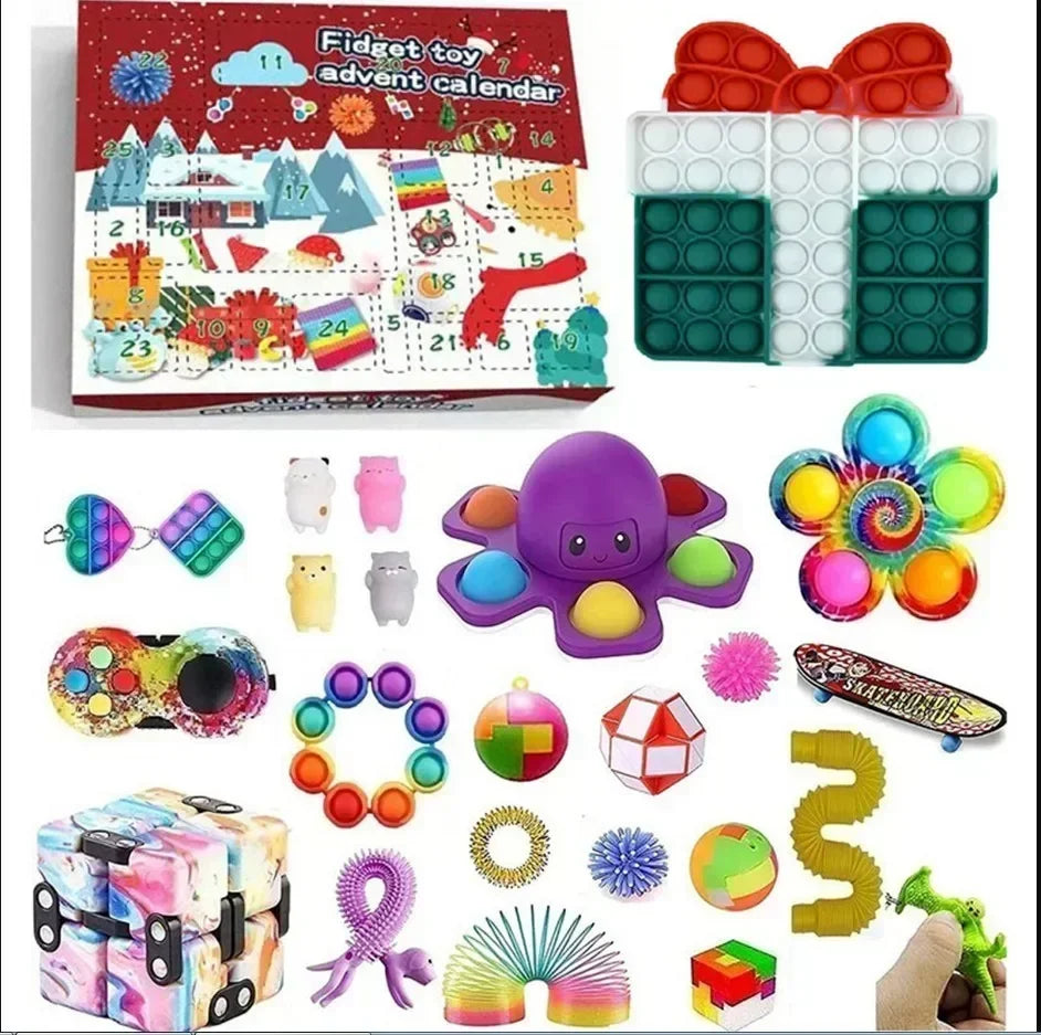 Advents Kalender mit Geschenken für Kinder