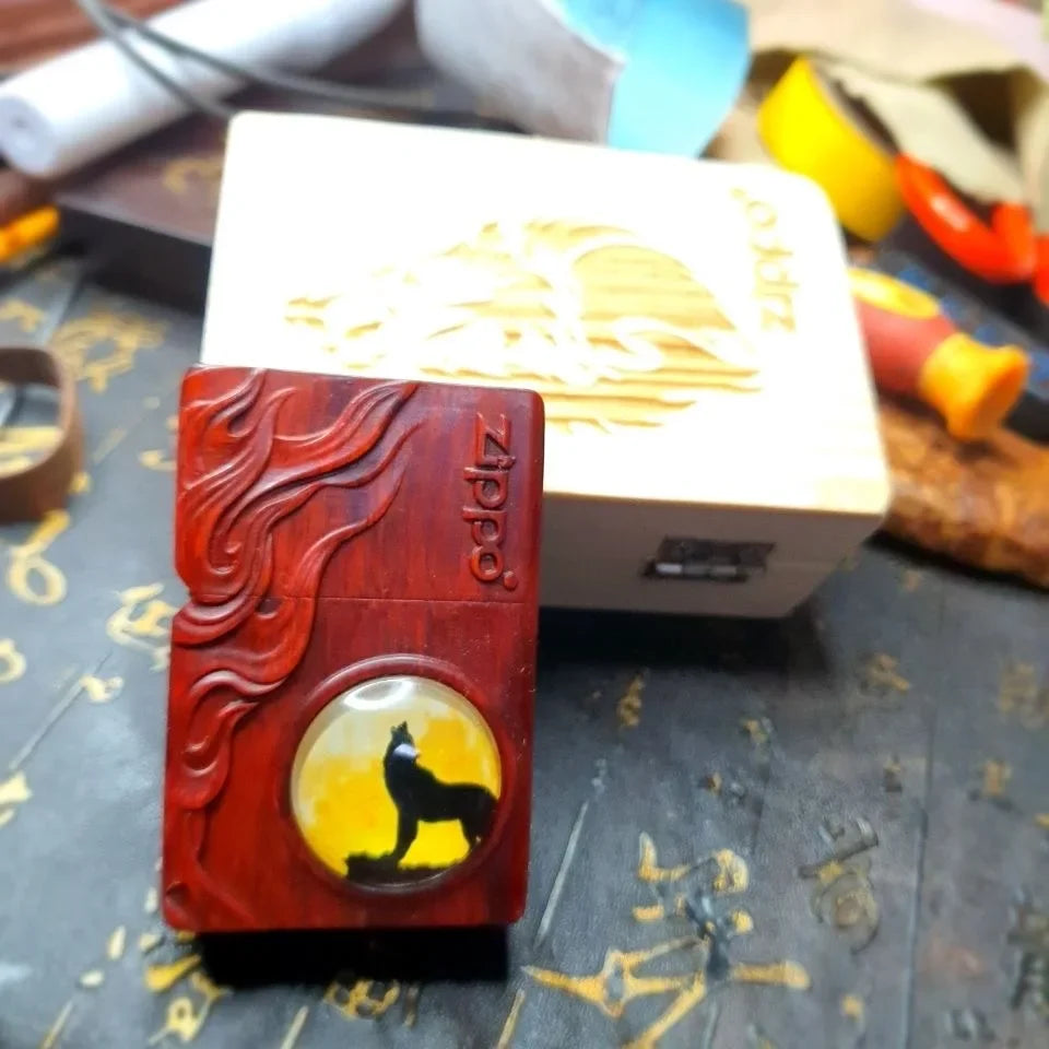 Zippo Sturmfeuerzeug Wolf